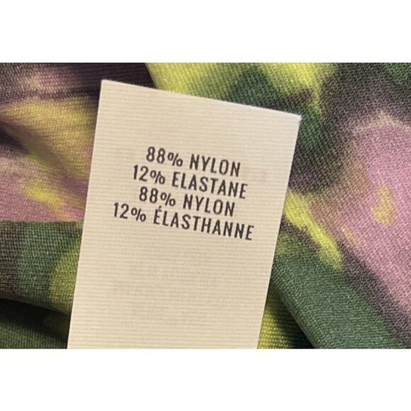 New Offline By AERIE L Green Floral Real Me Hi-Rise 7/8 Legging cross waist NWOT - Picture 4 of 5